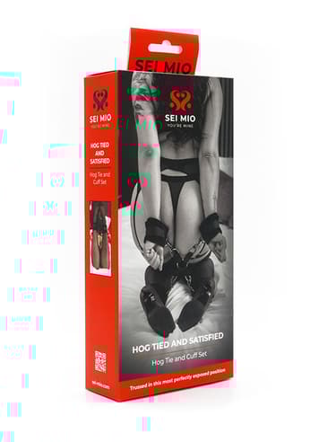Frekke sexleketøy - SEI-MIO - Hogtied and Satisfied Hog Tie & Cuff Set - bilde 5
