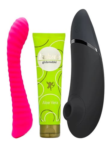 Strukturpakker - Womanizer Next sort orgasmepakke - bilde 1