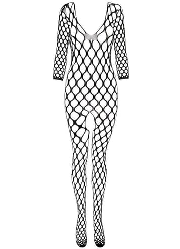 Sexy undertøy - Christine Fishnet Catsuit Safiya Black - bilde 5