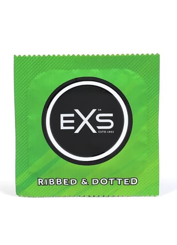 Kondomer - Kondomer EXS Ribbed & Dotted 12 pk - bilde 2