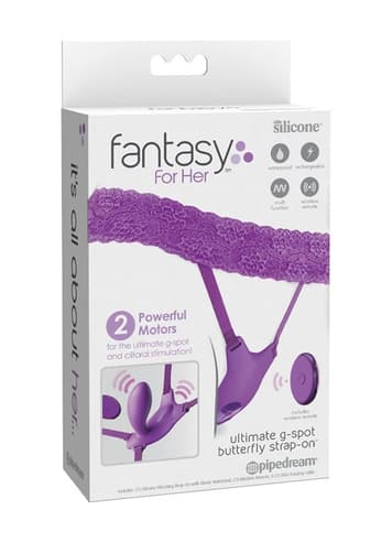 Vibrator - Fantasy For Her Ultimate G-Spot Butterfly Strap-On - bilde 5