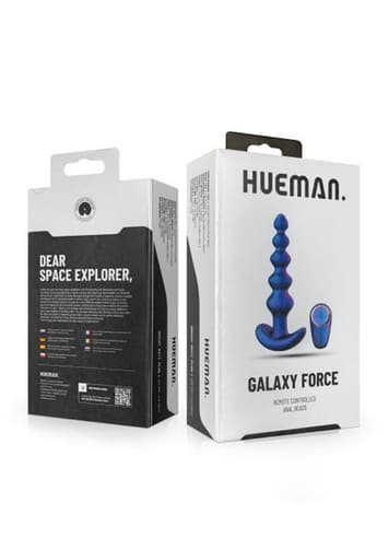 Analsex - Hueman Vibrating Buttplug with Remote - bilde 4