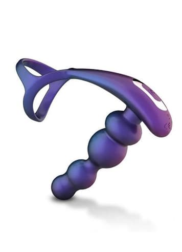 Analsex - Hueman Vibrating and Rotating Buttplug with Cockring - bilde 3
