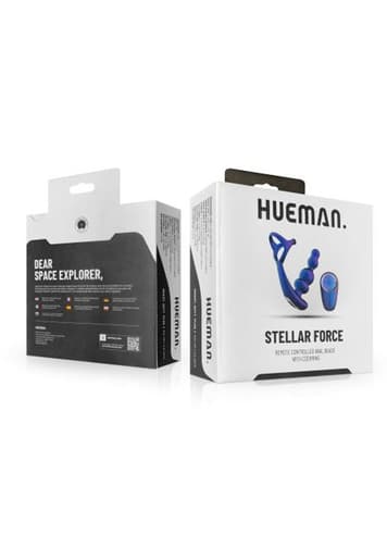 Analsex - Hueman Vibrating and Rotating Buttplug with Cockring - bilde 4