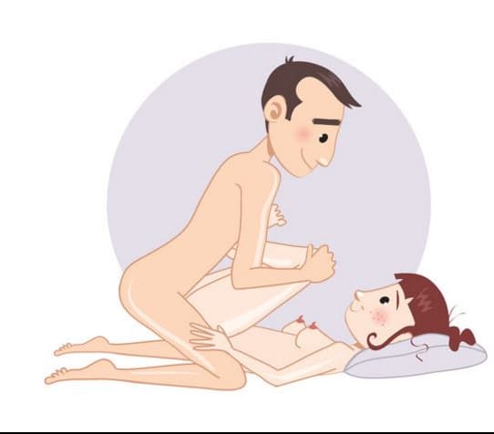 Tominagi kama sutra sexstilling illustrasjon 