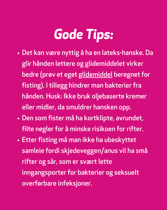 gode tips for fisting