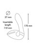 Vibrator - Shunga Soyo sort vibrator - bilde 2