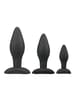 Analsex - EasyToys sort analpluggsett 3 pk - bilde 1