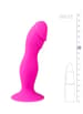 Dildo - EasyToys rosa dildo m/ribbede tekstur - bilde 3