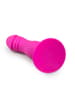 Dildo - EasyToys rosa dildo m/ribbede tekstur - bilde 4