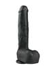 dildoer - EasyToys realistisk dildo 29,5 cm sort - bilde 1