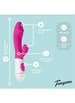 Vibrator - Teazers Realistisk rosa rabbitvibrator - bilde 3