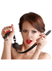Frekke sexleketøy - Ball gag Bad kitty sort medium - bilde 7