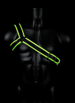Frekke sexleketøy - BDSM-sele Ouch Glow in the dark S/M - bilde 4
