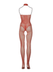 Sexy undertøy - Catsuit Le Desir Combo lace fersken OS - bilde 5