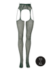 Sexy undertøy - Hofteholder Le Desir Comb lace grønn OS - bilde 7