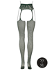 Sexy undertøy - Hofteholder Le Desir Comb lace grønn OS - bilde 8