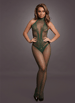 Sexy undertøy - Catsuit Le Desir Combo lace grønn OS - bilde 5