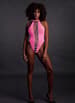 Sexy undertøy - Undertøysbody Ouch High cut rosa OS - bilde 4