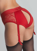 Frekke sexleketøy - Strap-on-me Diva rød truse S - bilde 7