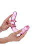 dildoer - Dobbeldildo realistisk rosa 34 cm - bilde 5