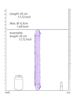 Dildo - Dobbeldildo realistisk lilla 45 cm - bilde 4