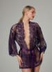 Sexy undertøy - Christine - Lace Kimono Graceful Purple S/M - bilde 1