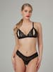 Sexy undertøy - Christine - Pearl and Lace Braset Cleo Black S/M - bilde 1