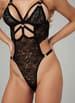 Sexy undertøy - Christine - Exclusive Body with Open Crotch Giselle Black 2X - bilde 2
