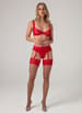 Sexy undertøy - Christine - 3-Piece Bra Set Marzia Red S/M - bilde 3