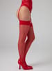Sexy undertøy - Christine - Suspender Stocking Order Red S/M - bilde 1