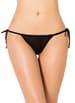Sexy undertøy - Christine - Decorative Thong Black S/M - bilde 1