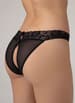 Sexy undertøy - Christine - Crotchless Thong Black S/M - bilde 2