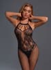 Sexy undertøy - Christine - Crotchless Bodystocking with Flowerlace - bilde 2