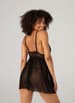 Sexy undertøy - Christine - Babydoll & Thong Lieve Black L/XL - bilde 3