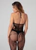 Sexy undertøy - Besired - Catsuit Charla Black One Size - bilde 3