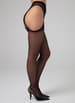 Sexy undertøy - Christine - Crotchless Garter Stockings 4Everybody Black One - bilde 1