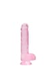 Dildo - Dildo med baller rosa 15 cm - bilde 6