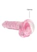 Dildo - Dildo med baller rosa 17 cm - bilde 4