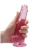 Dildo - Dildo med baller rosa 17 cm - bilde 3