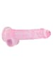 Dildo - Dildo med baller rosa 21 cm - bilde 2