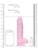Dildo - Dildo med baller rosa 21 cm - bilde 7