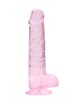 Dildo - Dildo med baller rosa 21 cm - bilde 5