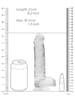 Dildo - Dildo med baller transparent 21 cm - bilde 5