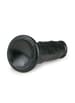Dildo - EasyToys realistisk dildo 15,5 cm sort - bilde 2