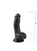 Dildo - EasyToys realistisk dildo 15 cm sort - bilde 5