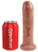 dildoer - Dildo med forhud King Cock Tan - bilde 3