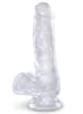 Dildo - Dildo Clear King Cock 15 cm - bilde 1