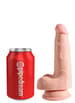 Dildo - Dildo med baller King Cock Plus 18,7 cm - bilde 5
