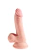 Dildo - Dildo med baller King Cock Plus 19,7 cm - bilde 1